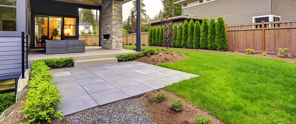 After - Backyard landscape transformation