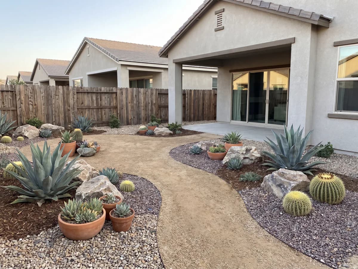 A backyard reimagined with a gravel landscape design