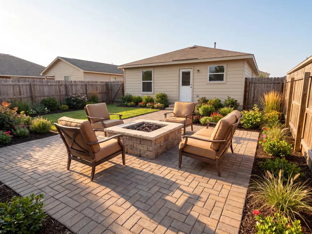 Paver patio