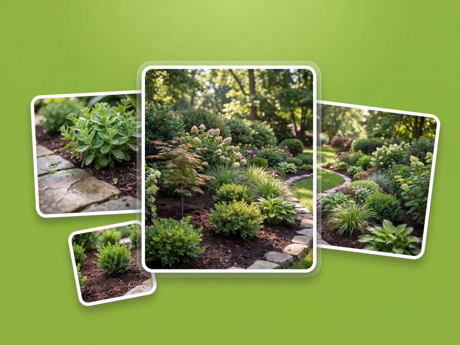 Xeriscape garden plan generated from a photo
