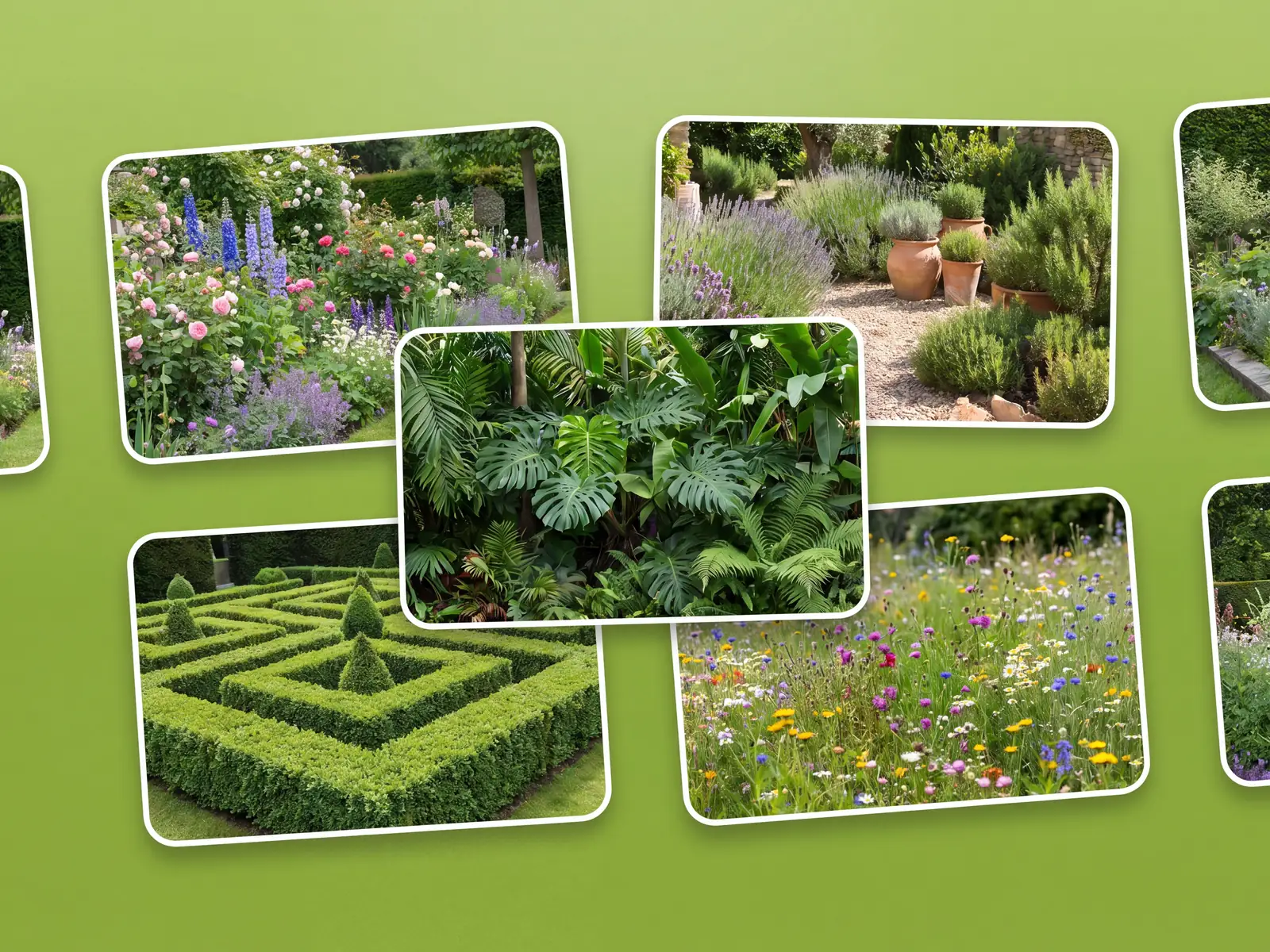 Garden border planned in a cottage style by OutdoorBrite