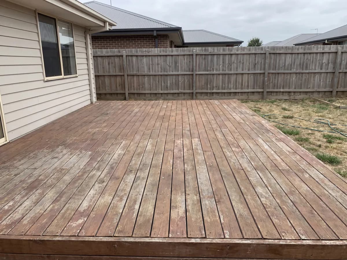 A real yard photo before its landscape redesign