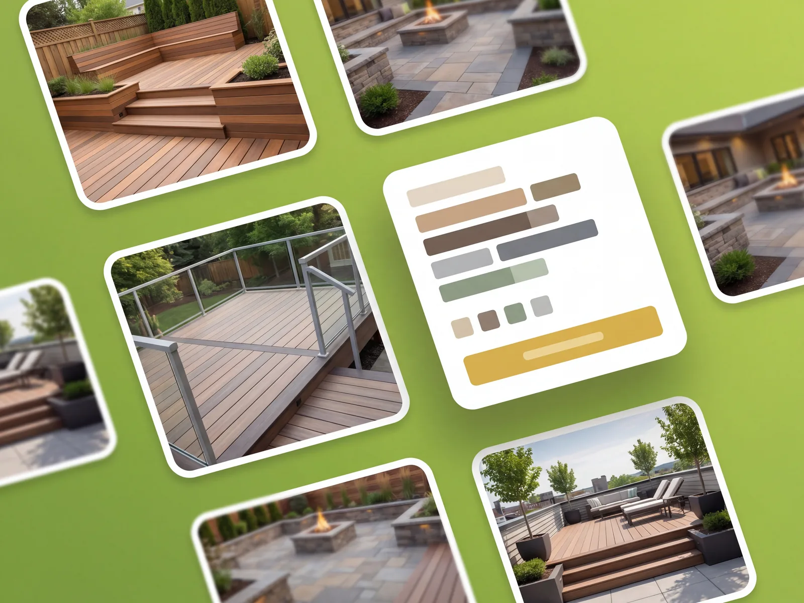 Deck design saved and shared with a contractor