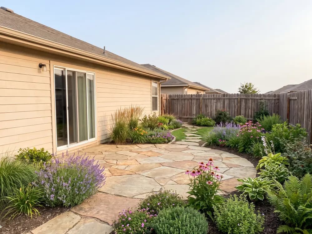 Stone & garden