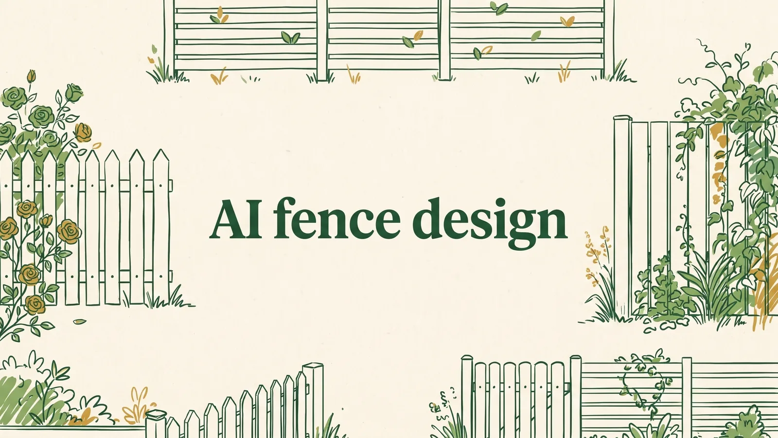AI fence design