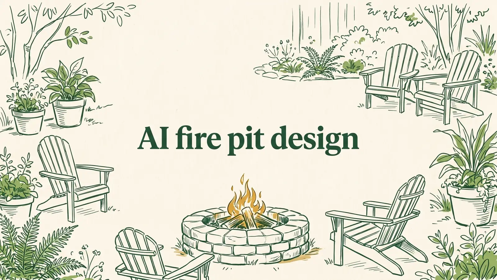 AI fire pit design
