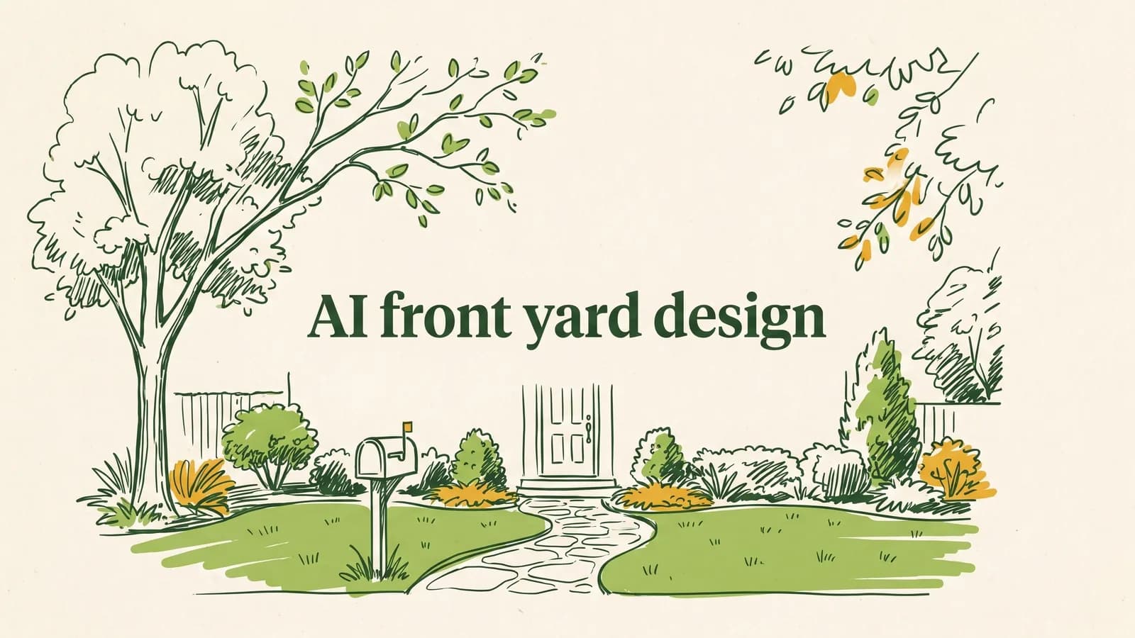 AI front yard design