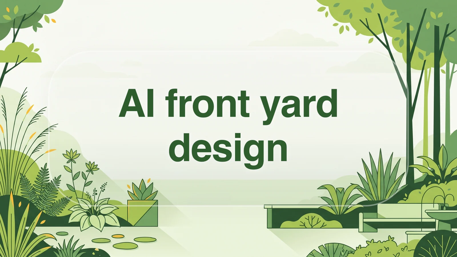 AI front yard design