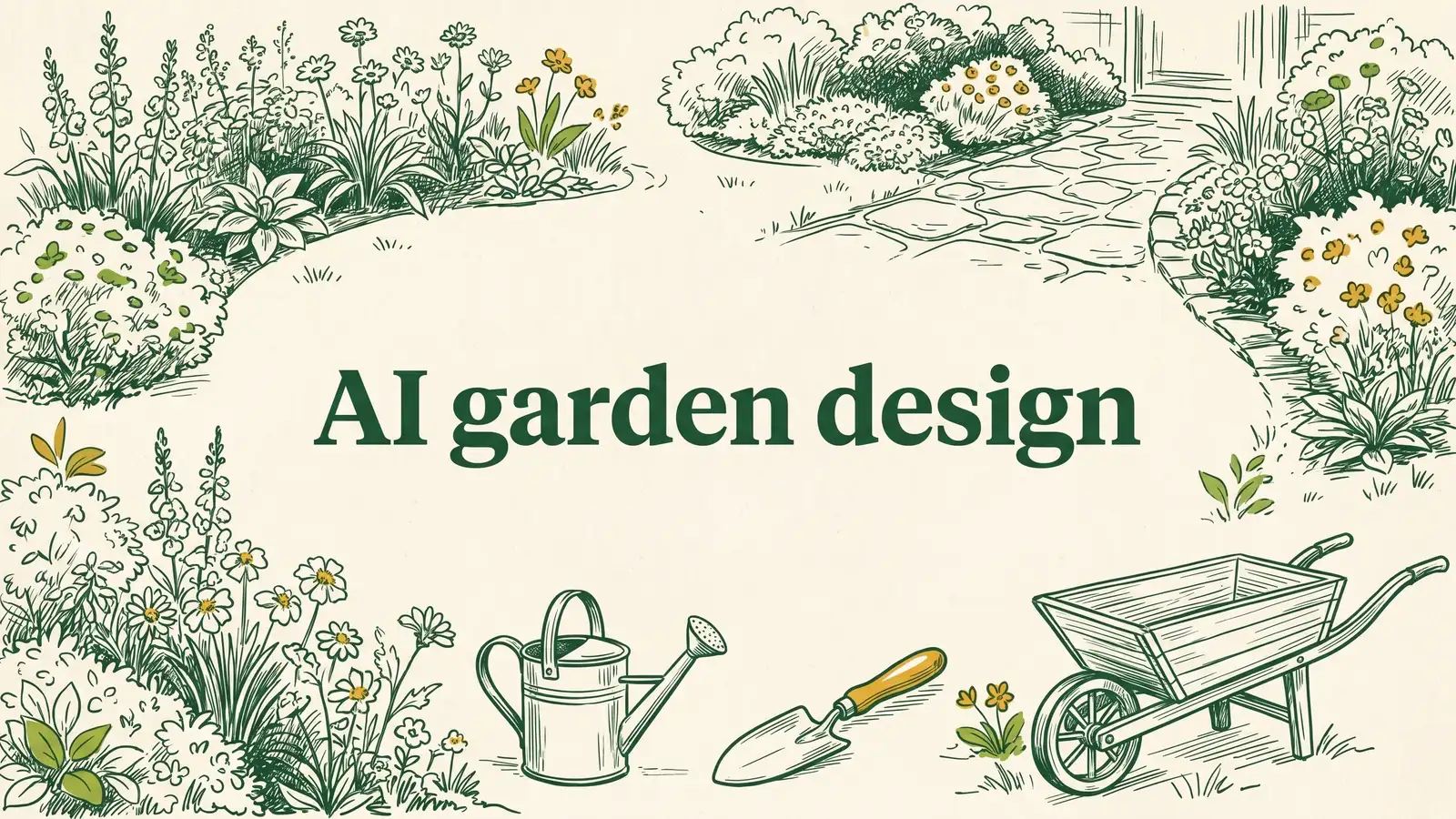 AI garden design
