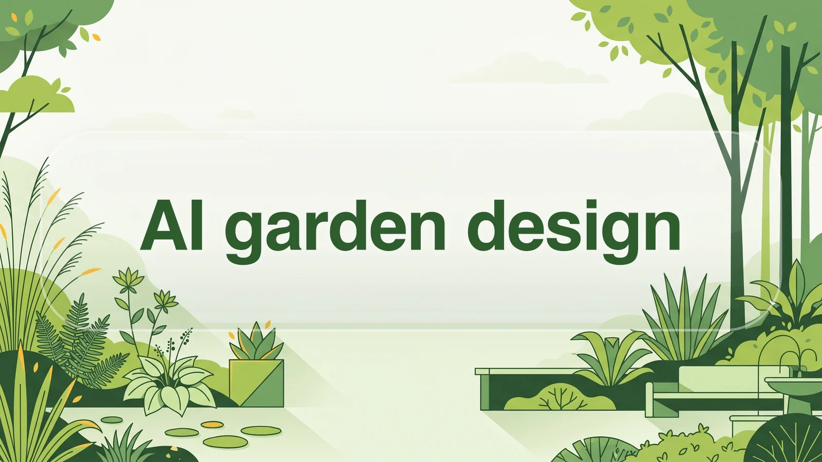 AI garden design