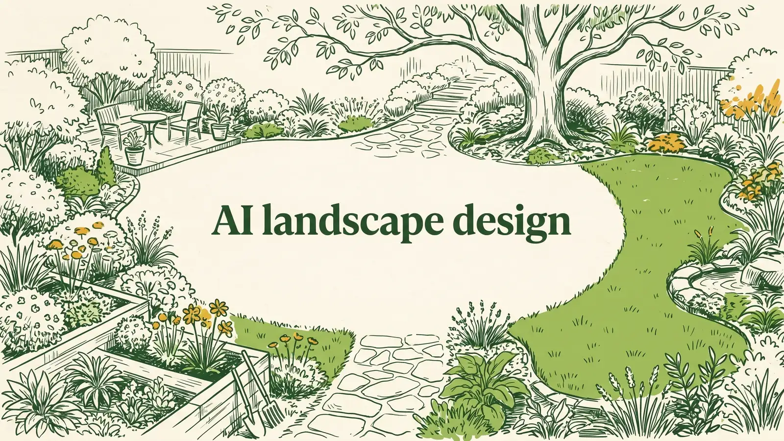 AI landscape design