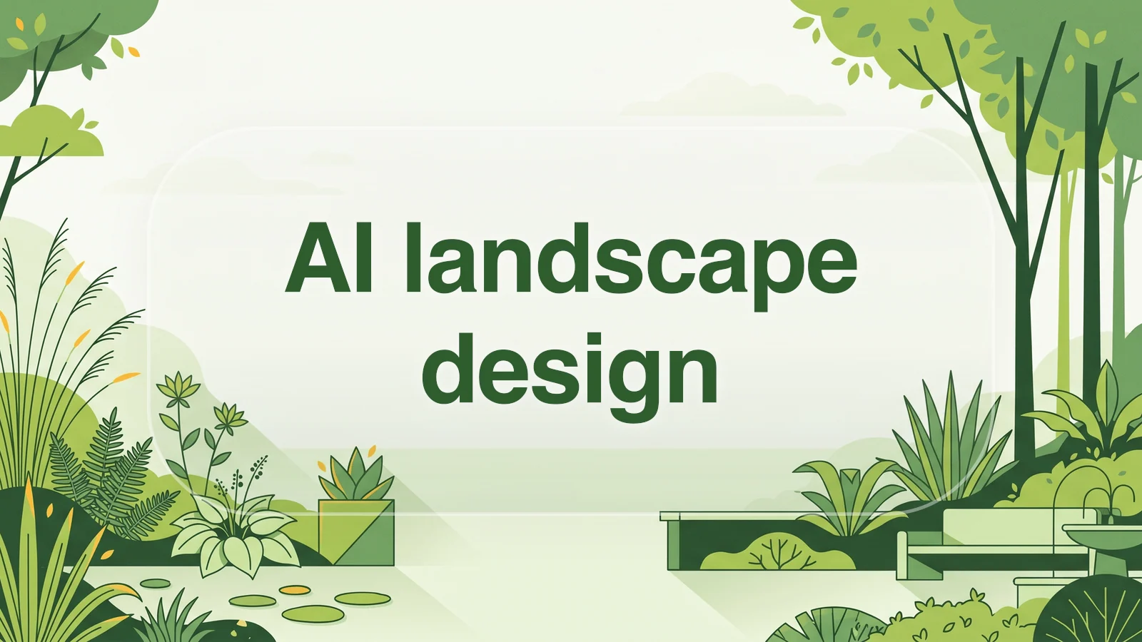 AI landscape design