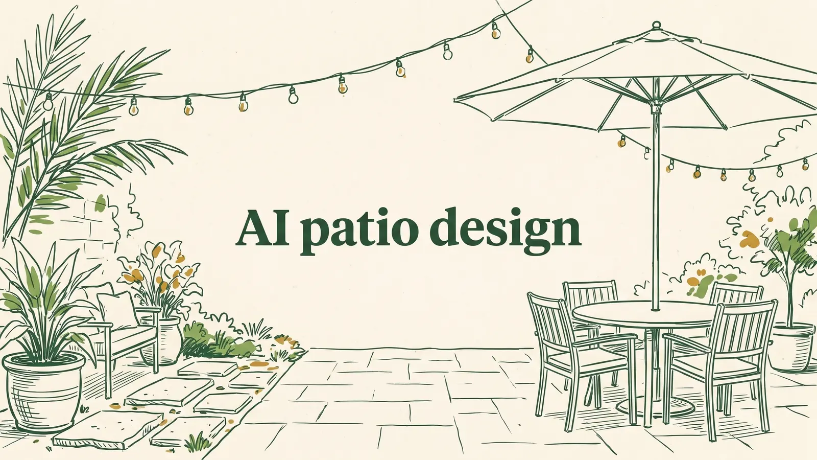 AI patio design