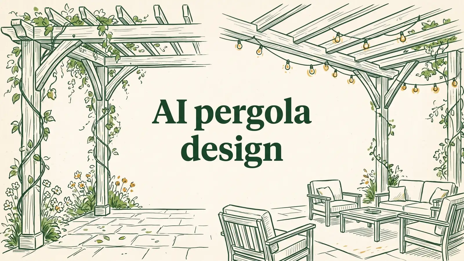 AI pergola design