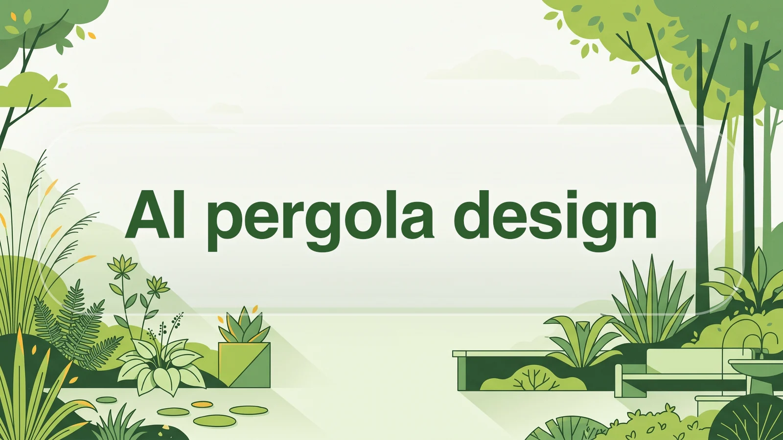 AI pergola design