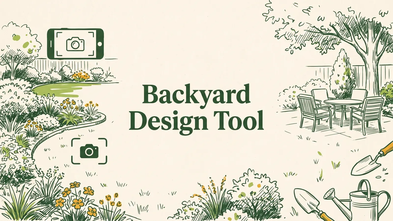 Backyard design tool