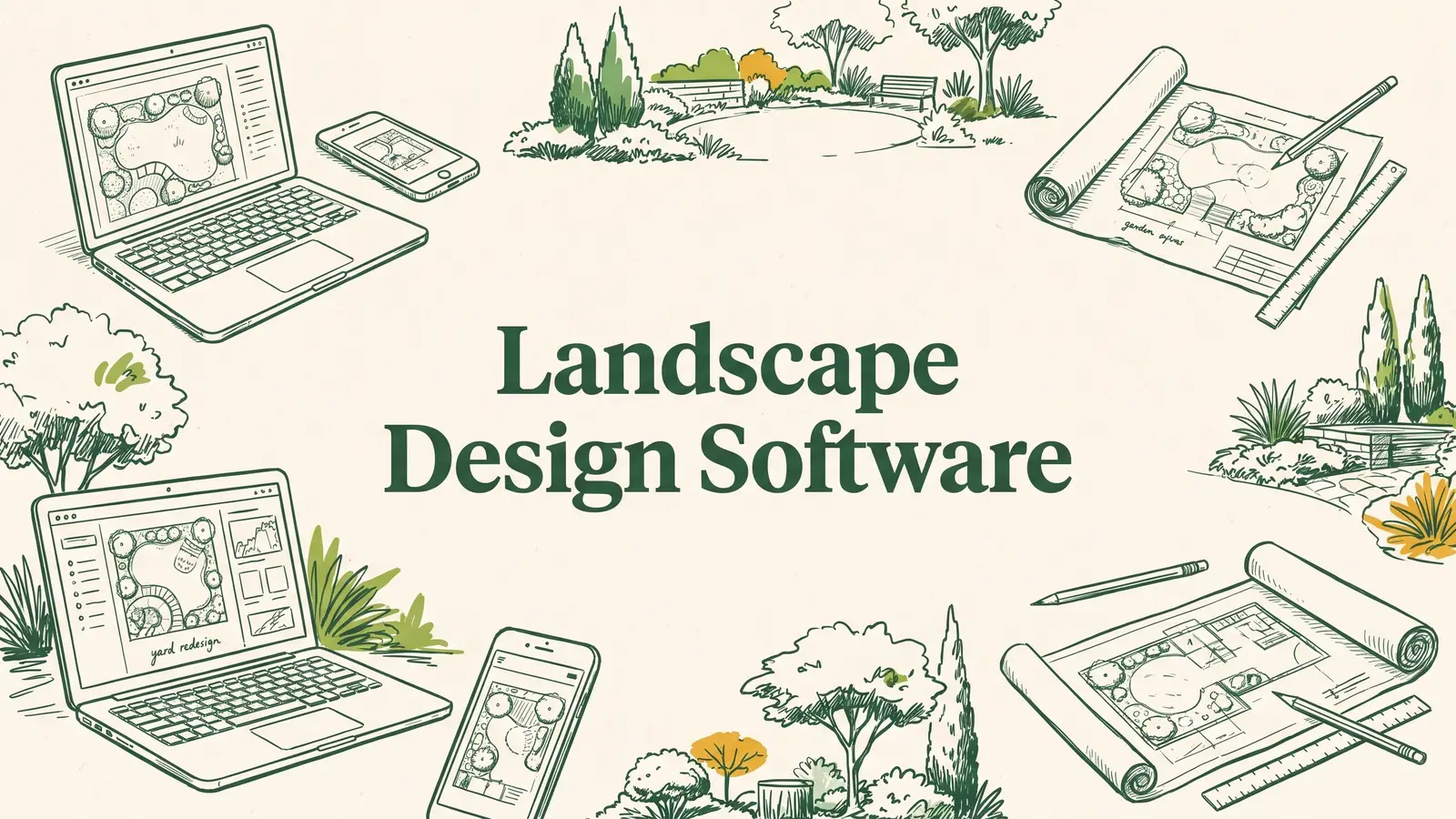 Landscape design software