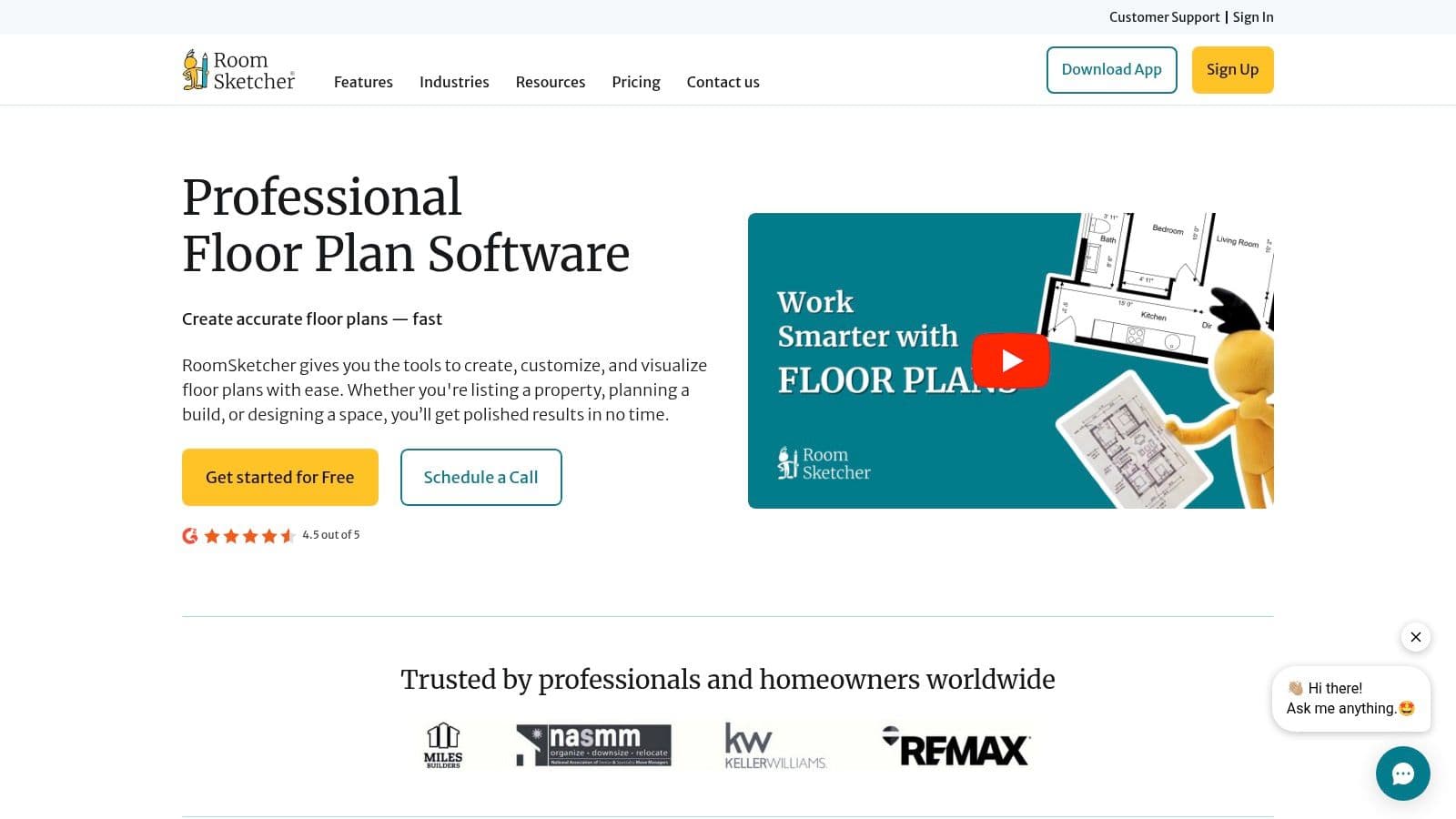 RoomSketcher backyard design app interface showing a 2D and 3D floor plan of a backyard