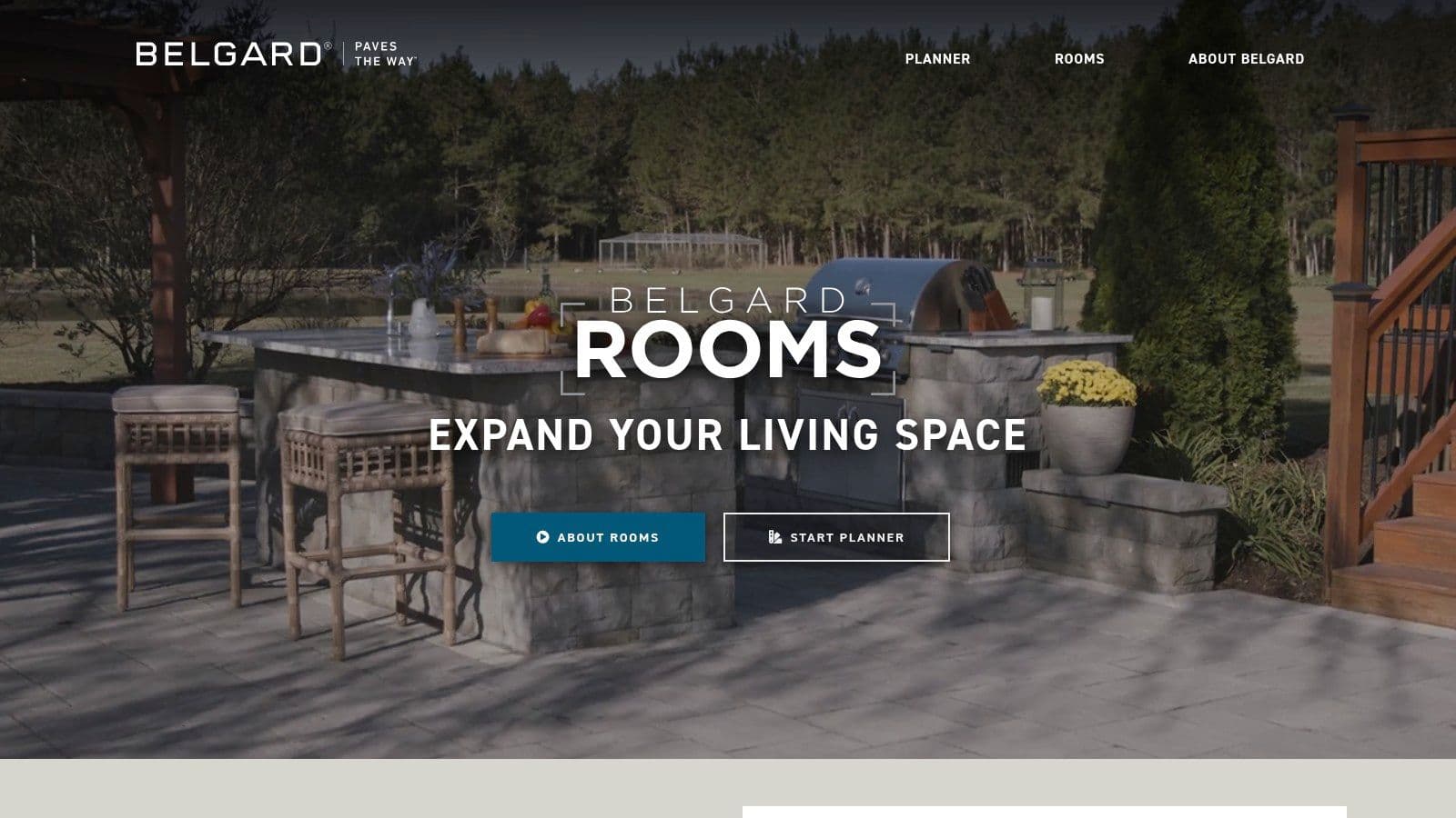 Belgard Rooms + Belgard Project Visualizer outdoor living space design