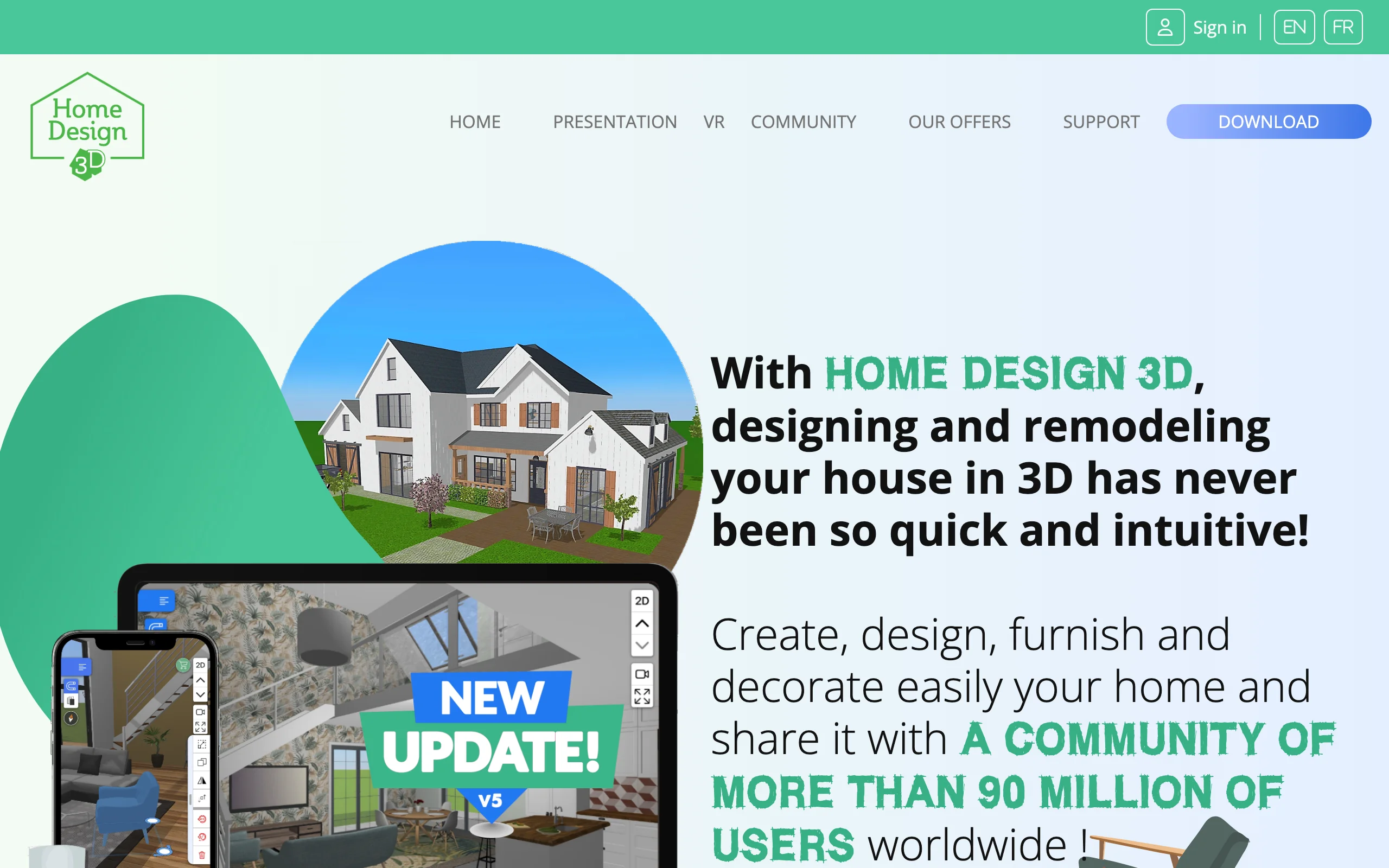 3D and AR Landscape Design with Home Design 3D Outdoor & Garden