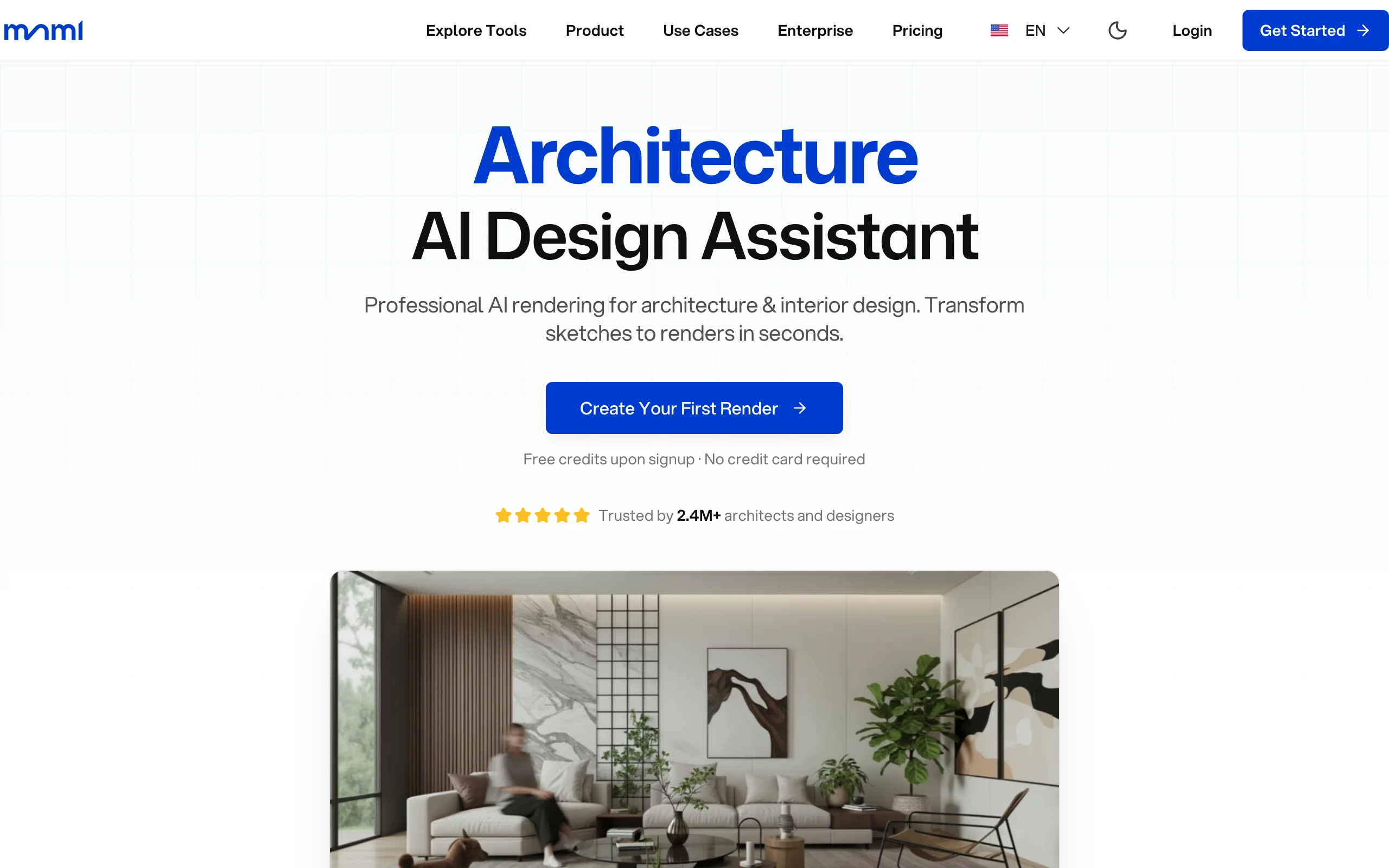 AI Outdoor Design with Mnml.ai
