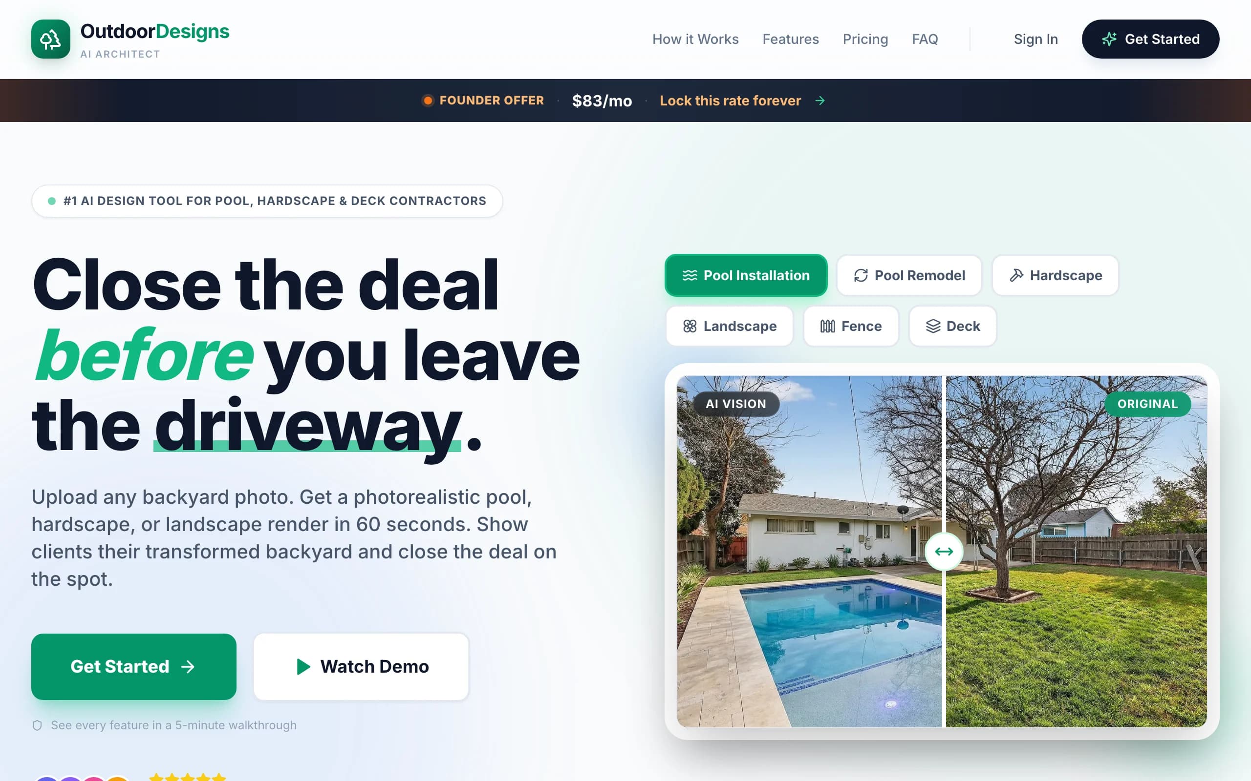 AI Outdoor Design with Outdoor Designs AI
