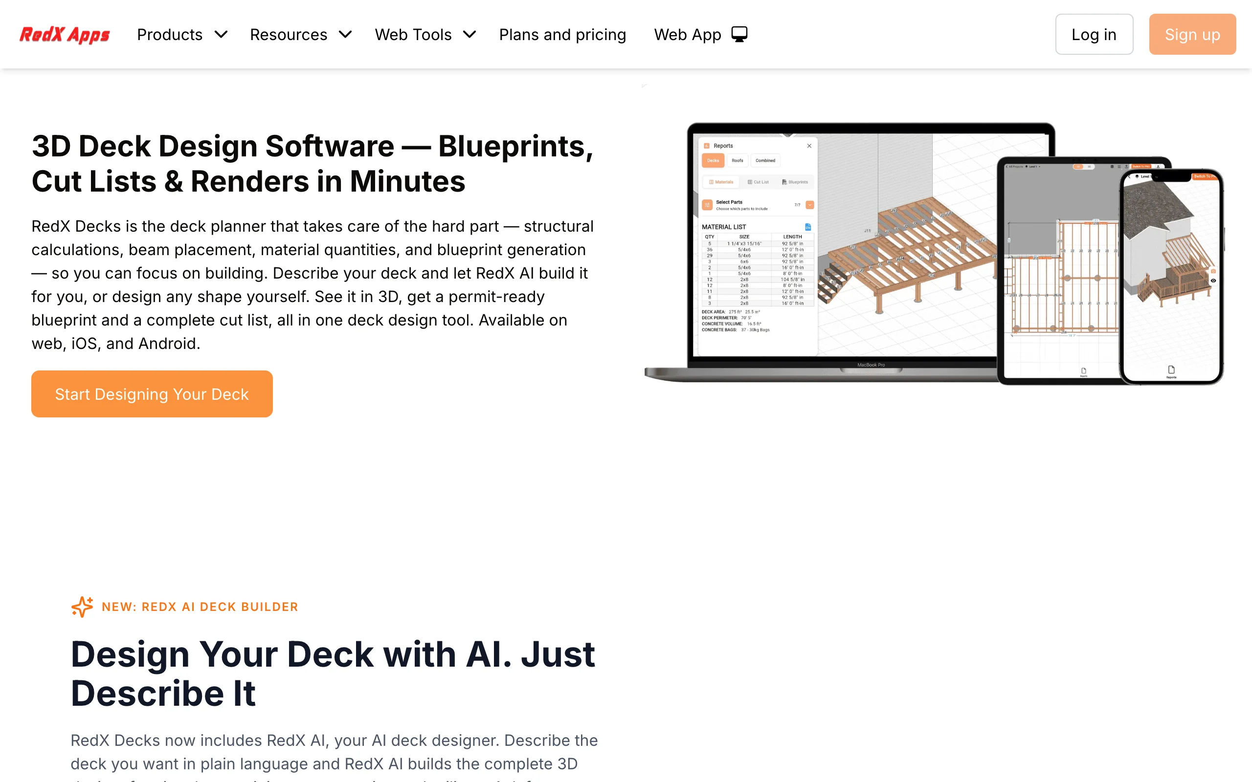 Free Deck Design with RedX Decks