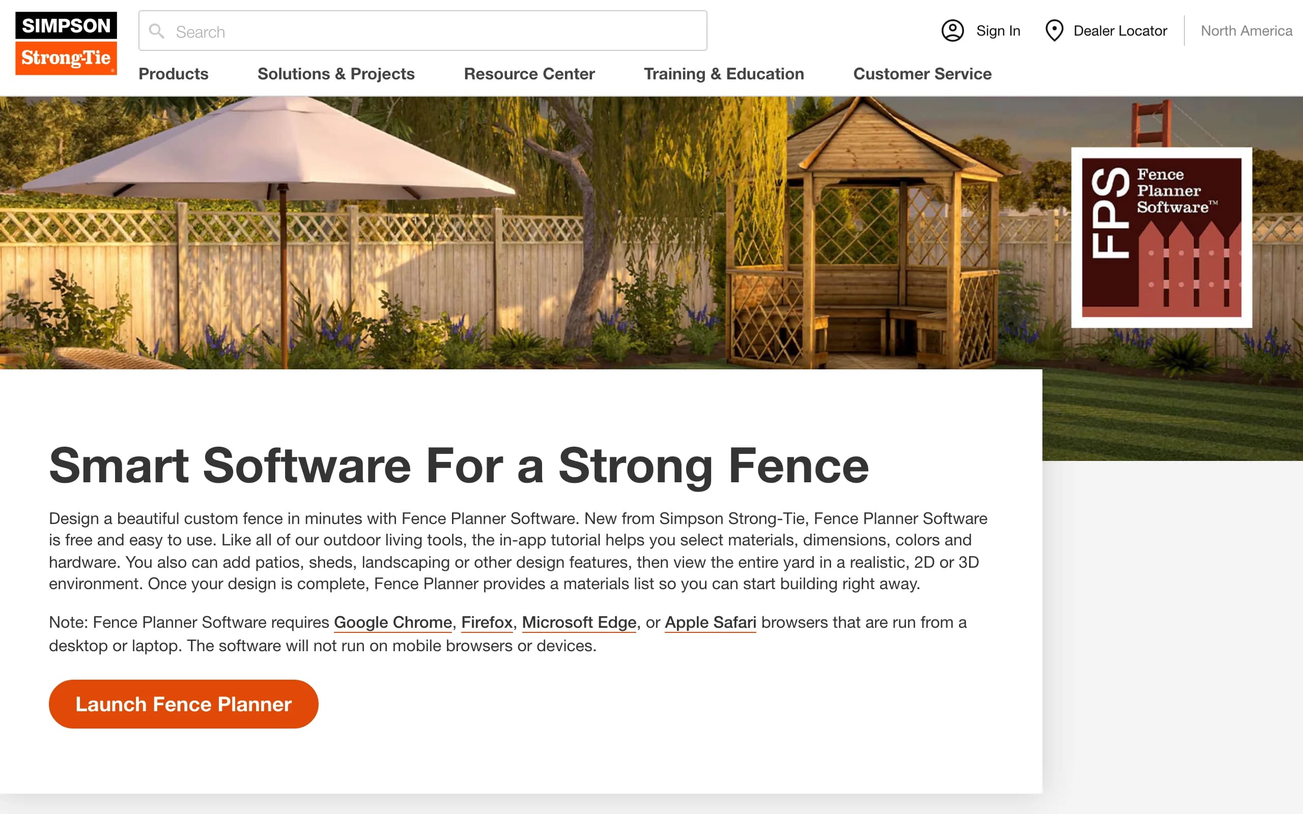 Free Fence Design with Simpson Strong-Tie Fence Planner
