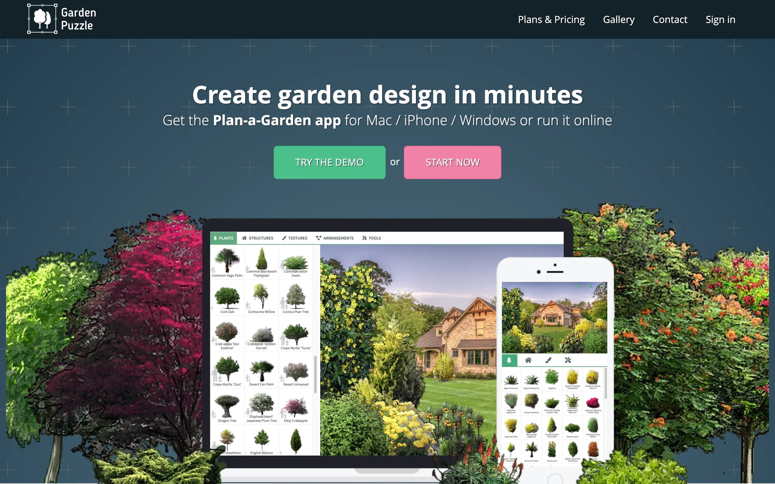 Online Landscape Design with GardenPuzzle