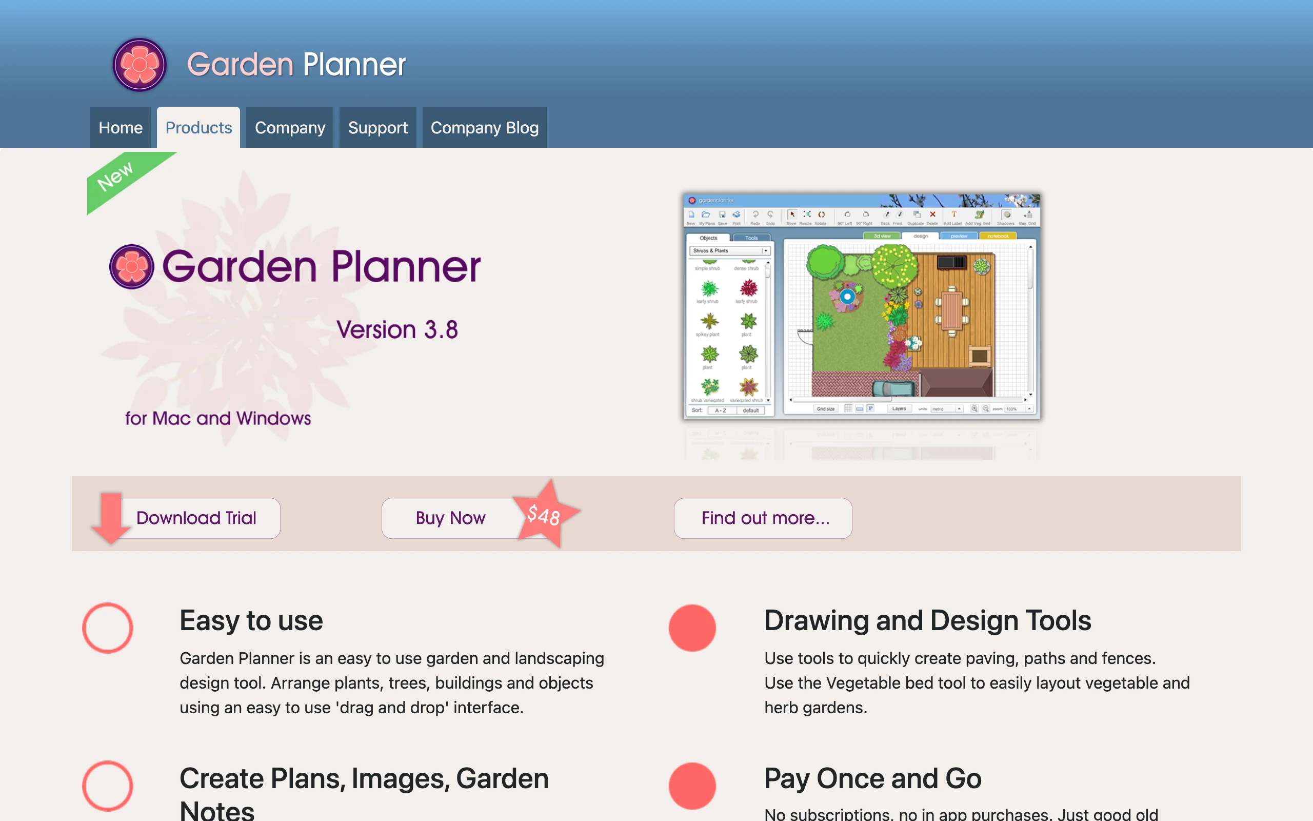 Garden Design Software with Garden Planner