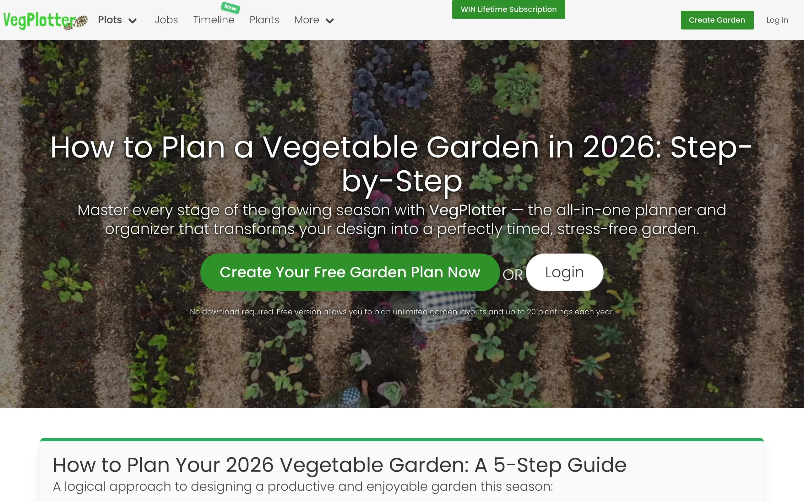 Garden Planner Apps with VegPlotter