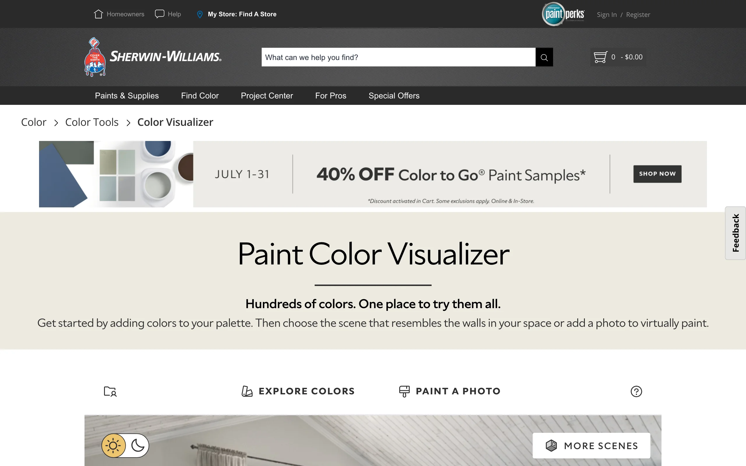 Home Exterior Design with Sherwin-Williams ColorSnap