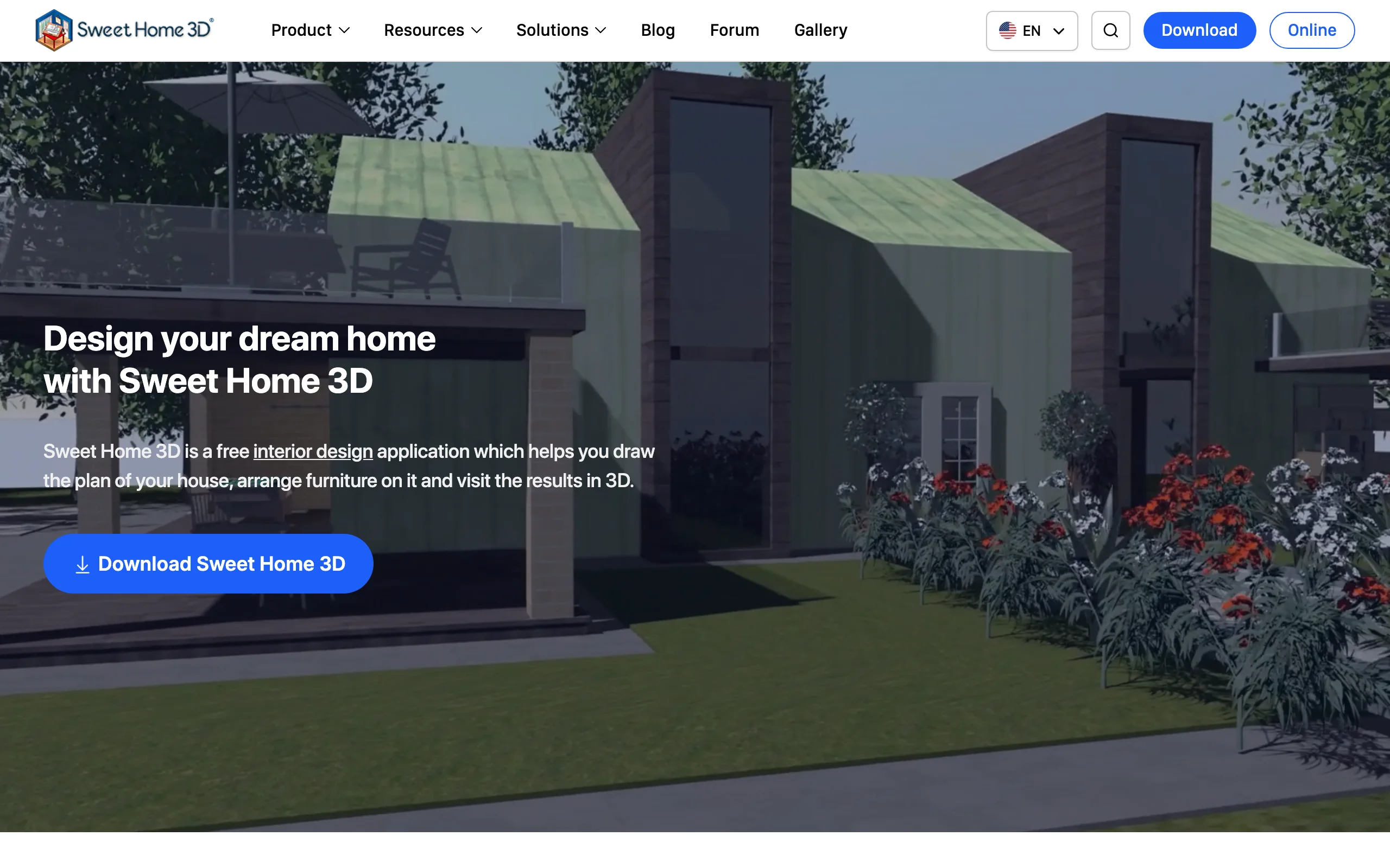 Landscaping Software for PC with Sweet Home 3D