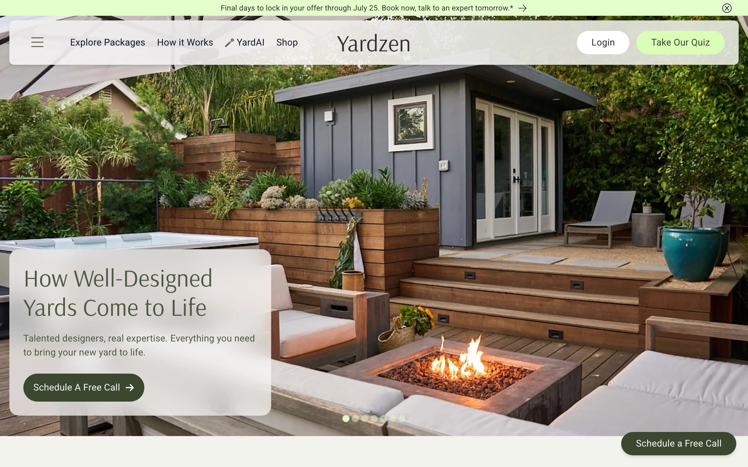 Online Landscape Design with Yardzen