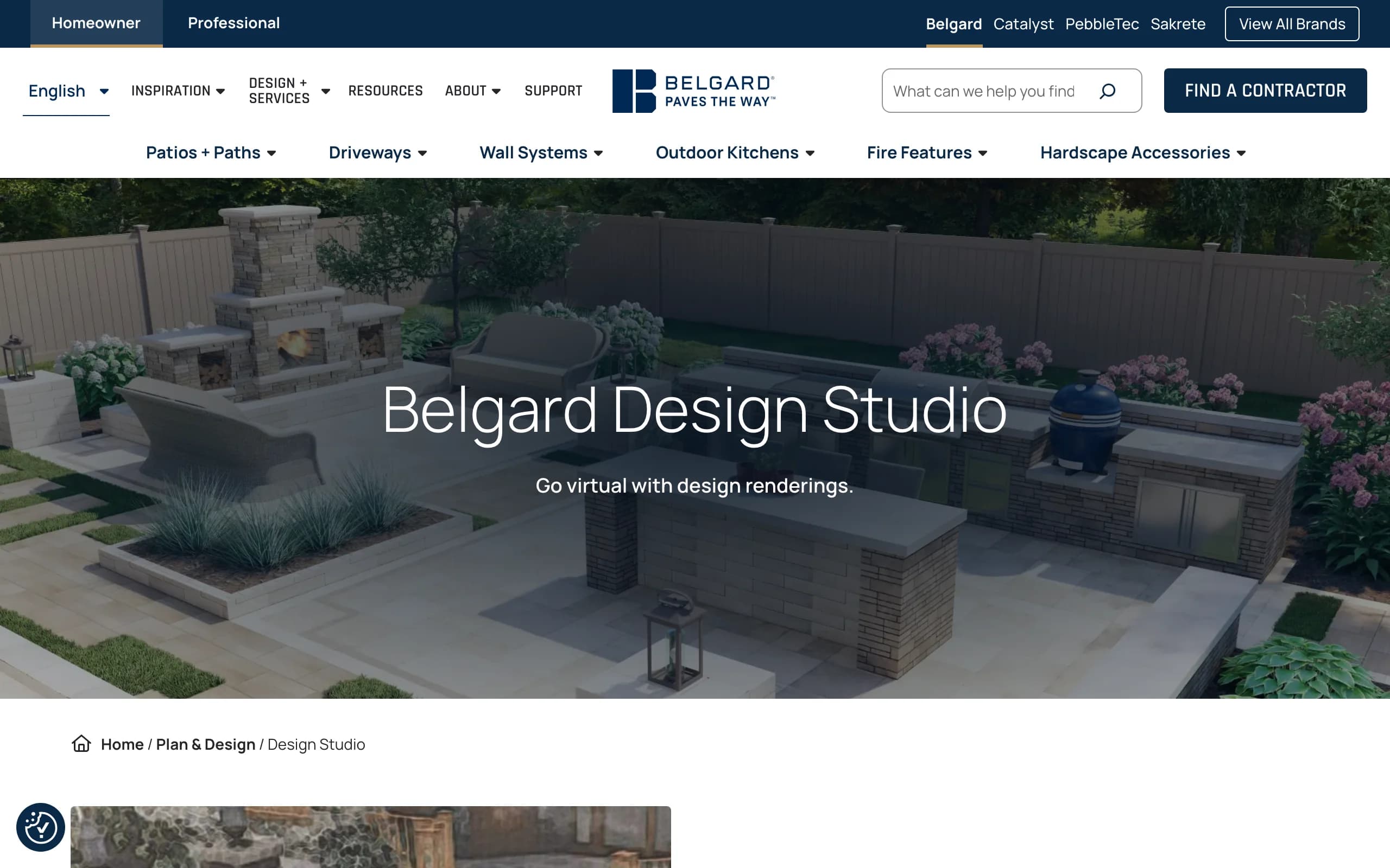 Outdoor Kitchen Design with Belgard Design Studio
