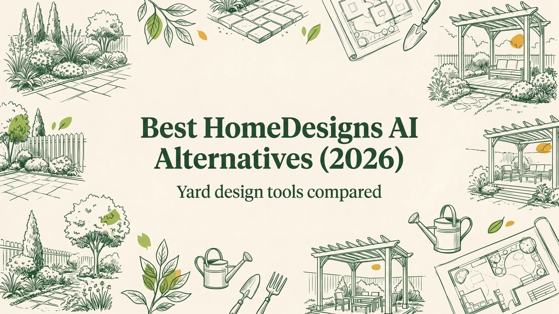 Picture of Best HomeDesigns AI alternatives for yard design (2026) article