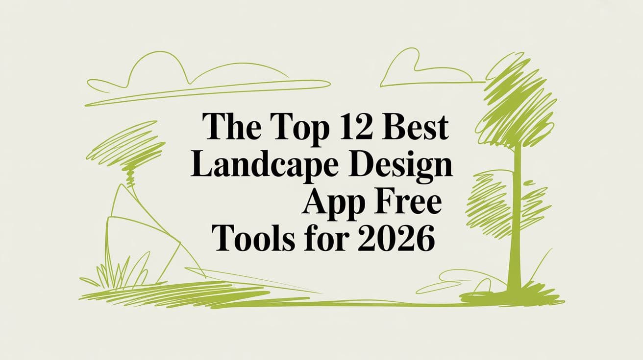 The Top 12 Best Landscape Design App Free Tools for 2026