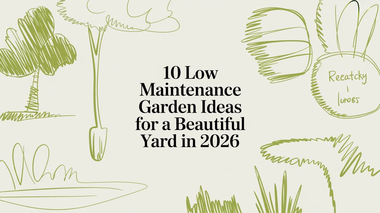 10 Low Maintenance Garden Ideas for a Beautiful Yard in 2026