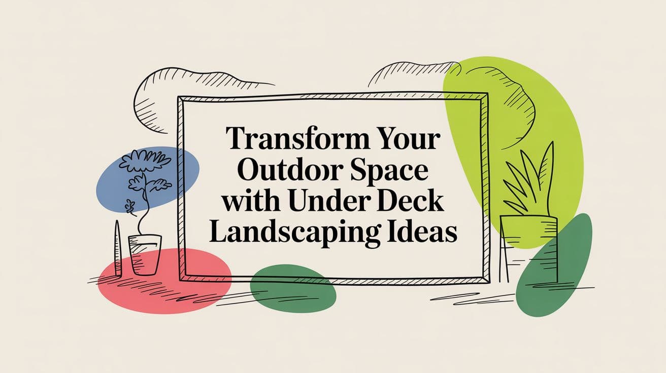 Transform Your Outdoor Space with Under Deck Landscaping Ideas